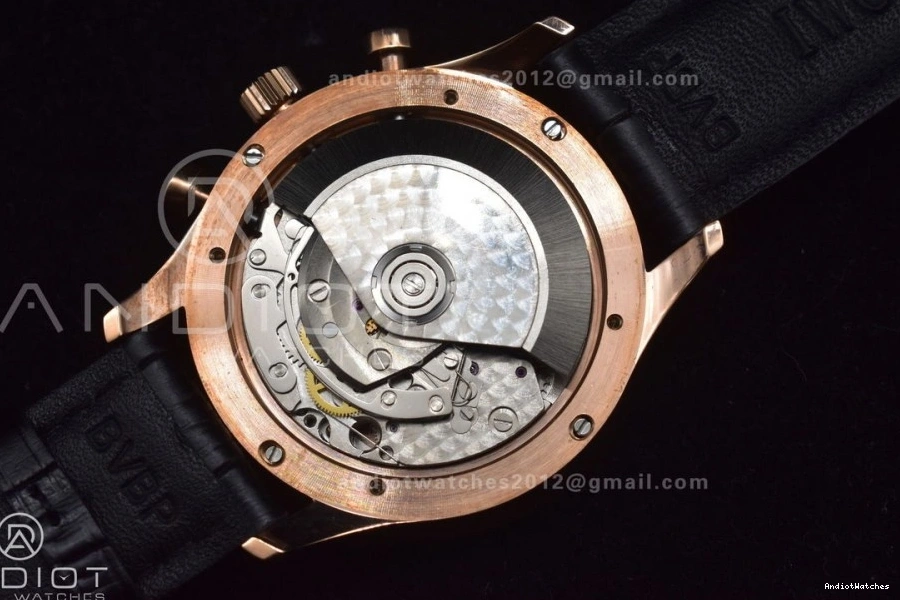 Genuine) IW371482 ZF Thickness on Practical Black 1:1 (Same as Best Leather Edition Portuguese Strap 444 A7750 Chrono 0211